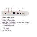 Batterie au lithium 10W Système d&#39;éclairage solaire Kit de panneaux Chargeur bancaire Portable